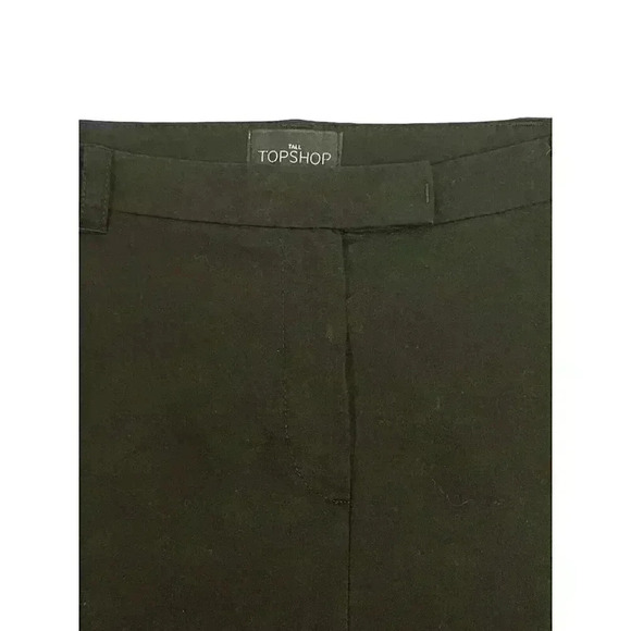 Topshop Tall Black Dress Trousers Size 8 - Picture 5 of 6